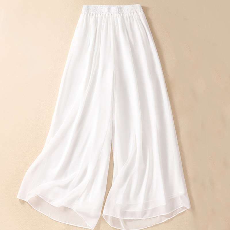 Buddha Stones damskie haftowane kwiaty żaba-guziki koszula sukienka szerokie nogawki spodnie - image 16