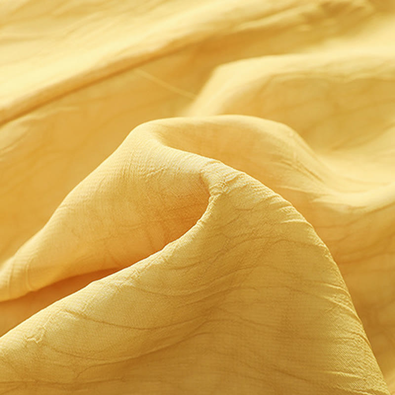 Buddha Stones damskie haftowane kwiaty żaba-guziki koszula sukienka szerokie nogawki spodnie - image 12