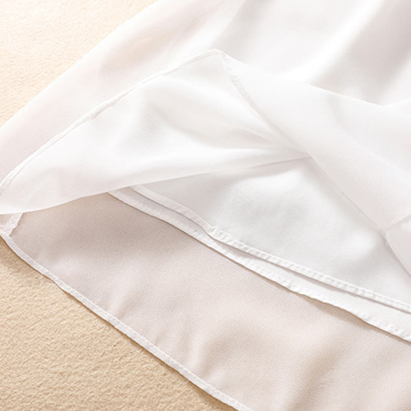 Buddha Stones damskie haftowane kwiaty żaba-guziki koszula sukienka szerokie nogawki spodnie - image 20