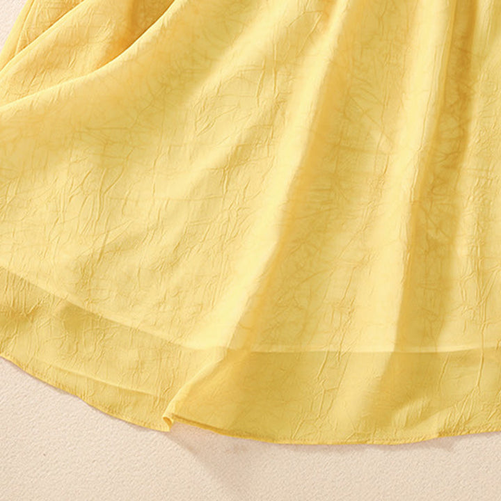 Buddha Stones damskie haftowane kwiaty żaba-guziki koszula sukienka szerokie nogawki spodnie - image 11