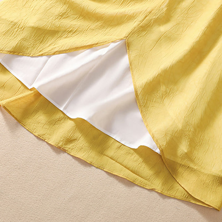 Buddha Stones damskie haftowane kwiaty żaba-guziki koszula sukienka szerokie nogawki spodnie - image 10