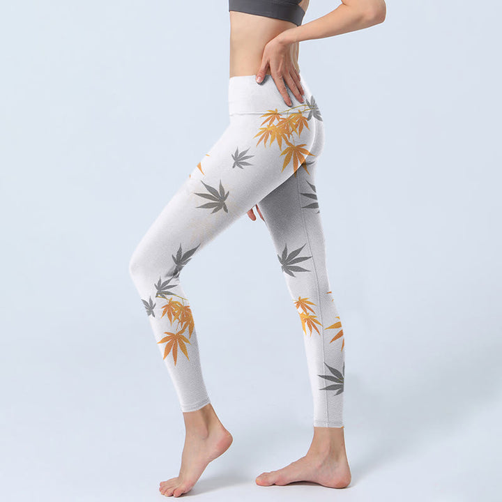 Leginsy do jogi damskie Buddha Stones Maple Gym - image 3