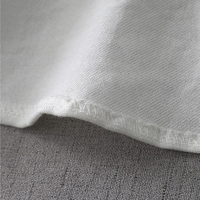 Koszula damska z długim rękawem i guzikami w jednolitym kolorze z Buddha Stones - image 9