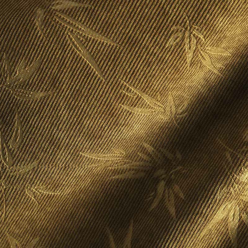 Buddha Stones Bambusowe Liście Sztruksowe Spodnie Męskie Z Szerokimi Nogawkami I Kieszeniami - image 12