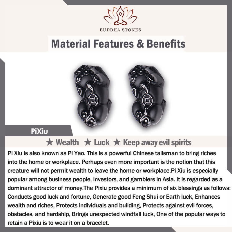 Buddha Stones Pi Xiu Niosący Monetę Sztabka Miedź Mosiądz Szczęście Bogactwo Bransoletka Bangle