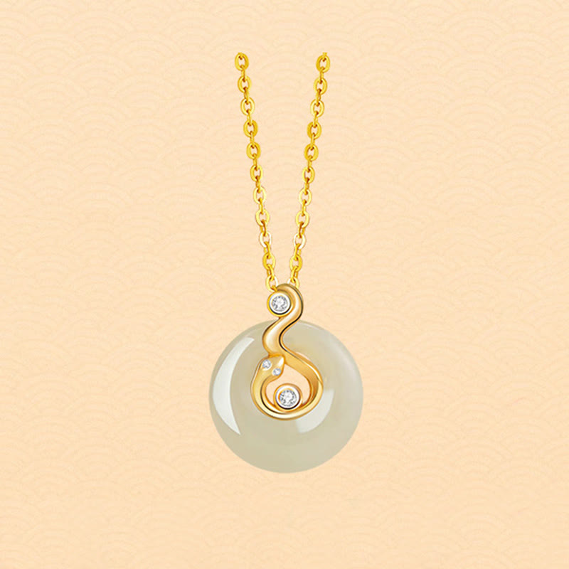 Buddha Stones Chiński Zodiak Hetian Jade Naszyjnik Obfitość 925 Srebro Sterling Wisiorek - image 18