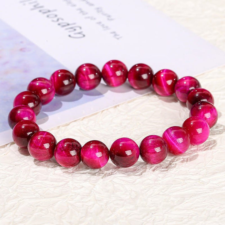 Bransoletka Buddha Stones Red Tiger Eye Calm