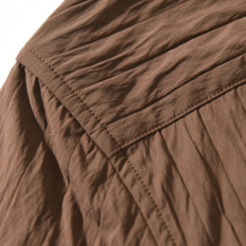 Koszula męska z długim rękawem i kieszenią Buddha Stones w jednolitym kolorze - image 8