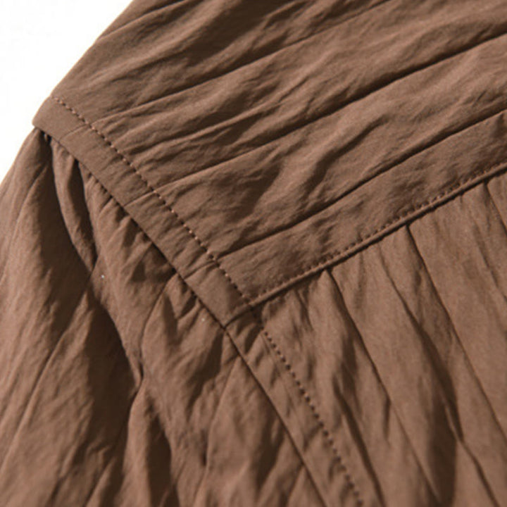 Koszula męska z długim rękawem i kieszenią Buddha Stones w jednolitym kolorze - image 8