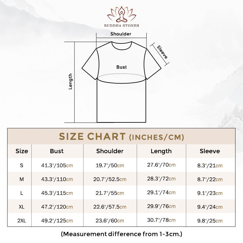Koszulka z nadrukiem z motywem trawy i łodzi z motywem Buddha Stones - image 2