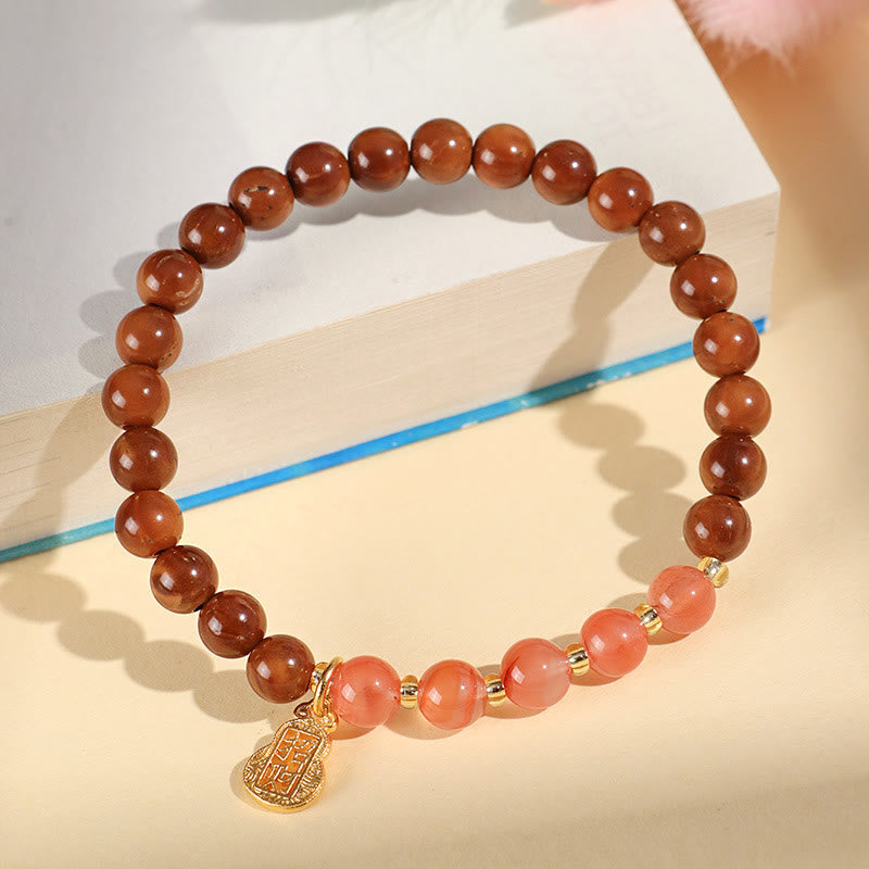 Buddha Stones Zielony Fantom Cytryn Rutilowany Kwarc Super Siedem Kryształów Pewność Przyciągaj Bogactwo Bransoletka