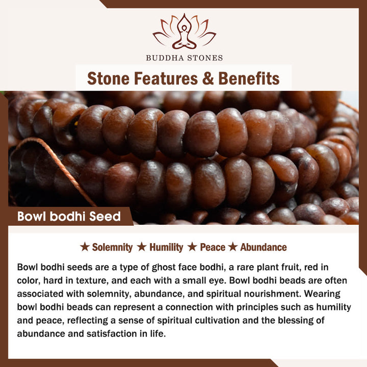 Buddha Stones 108 Mala Koraliki Miska Bodhi Nasiona Kolorowa Lina Bransoletka Pokoju