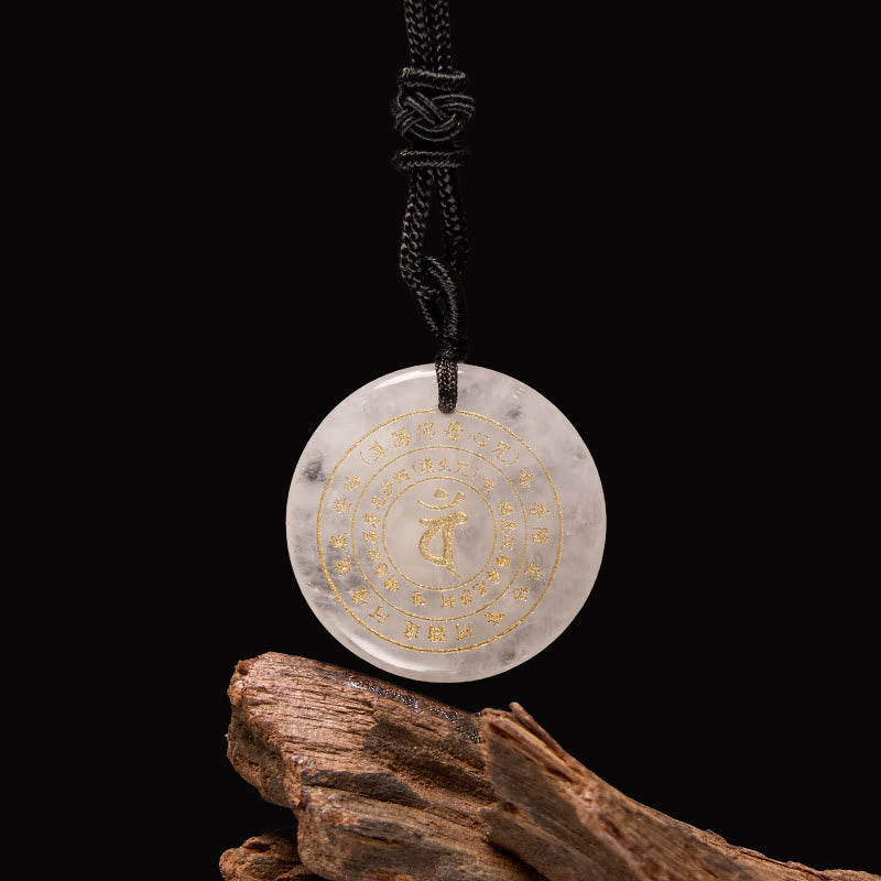 Buddha Stones Wajroczana Tathagata Sanskryt Mantra Różnorodny Kryształ Czarny Obsydian Zielony Awenturyn Siła Naszyjnik Wisiorek