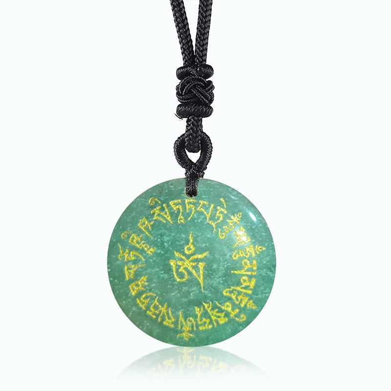 Buddha Stones Mantra do zbierania fortuny Naturalny Różnorodny Kryształ Czarny Obsydian Spełnienie Naszyjnik Wisiorek
