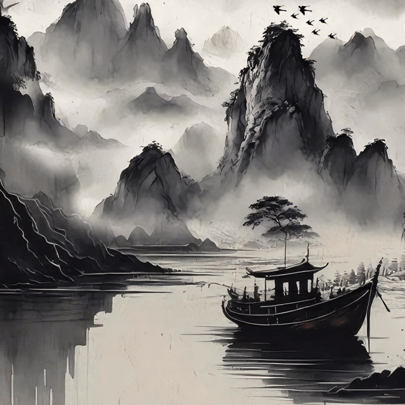 Buddha Stones Splash-ink Krajobraz Malowanie Drukuj Leginsy Fitness Damskie Spodnie Do Jogi - image 1