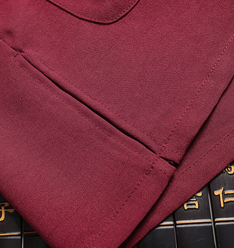 Buddha Stones Chiński Nowy Rok Haft Smok Żaba-guzik Tang Suit Hanfu Długi Rękaw Top Spodnie Odzież Męski Zestaw - image 6