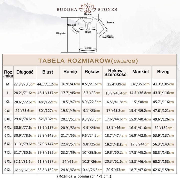 Koszulka męska Buddha Stones w jednolitym kolorze, krótki rękaw, trzy guziki, kołnierzyk w serek, miękka bawełniana koszula - image 5