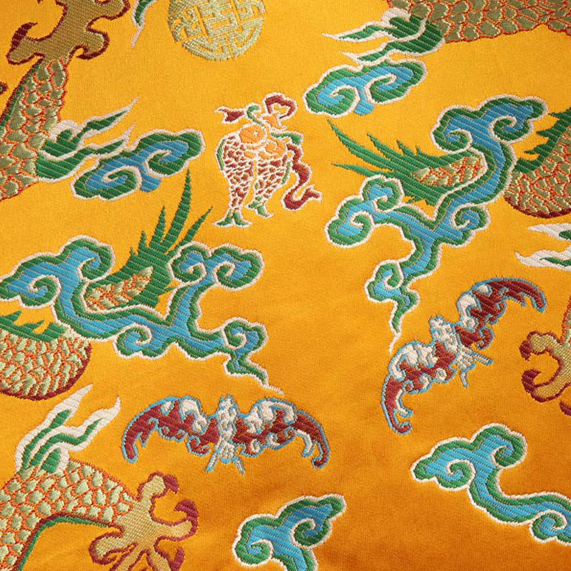 Buddha Stones Chiński Nowy Rok Smok Haft Pomyślne Chmury Żaba-guzik Tang Garnitur Męska Kurtka Koszula - image 9