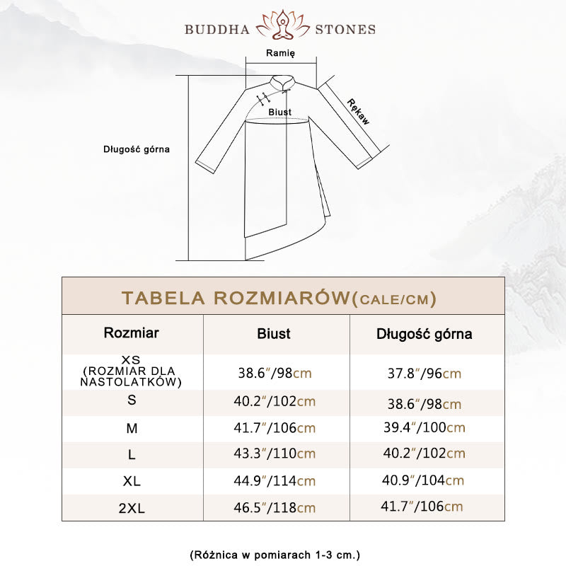 Buddha Stones Gradient Malowanie Medytacja Modlitwa Duchowy Zen Tai Chi Qigong Praktyka Unisex Zestaw Ubrań - image 5