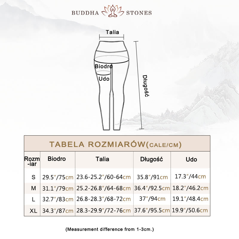 Buddha Stones Kwiat Lotosu Wzór Kwiatowy Spodnie Sportowe Fitness Joga Legginsy Damskie Spodnie Joga - image 5