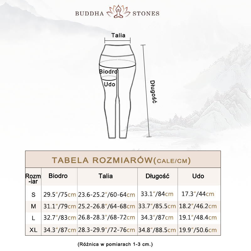 Buddha Stones Kolorowe Spodnie Nadruk Sportowe Ćwiczenia Fitness Legginsy Damskie Spodnie Do Jogi - image 5