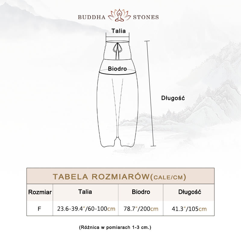 Buddha Stones Dwa Stylowe Nosić Okrągłe Geometryczne Luźne Swobodne Spodnie Harem Kombinezon Damskie Spodnie Do Jogi - image 5