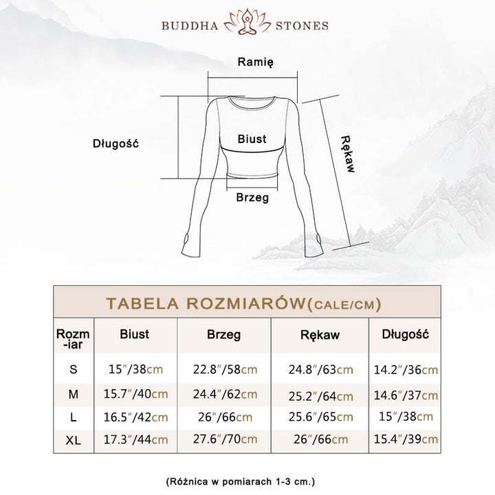 Buddha Stones Kobiety Trening Długi Rękaw Krzyżowy Top Bez Pleców Tee Legginsy Sport Fitness Joga Strój