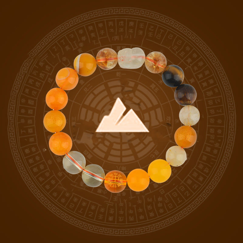 Buddha Stones Pięć Elementów Różnorodny Kryształ Agat Bransoletka PiXiu Wealth - image 28