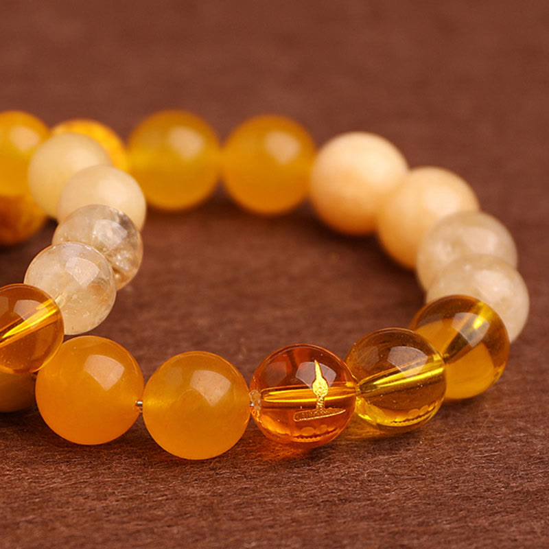 Buddha Stones Pięć Elementów Różnorodna Agatowa Bransoletka Równowagi Szczęścia - image 46