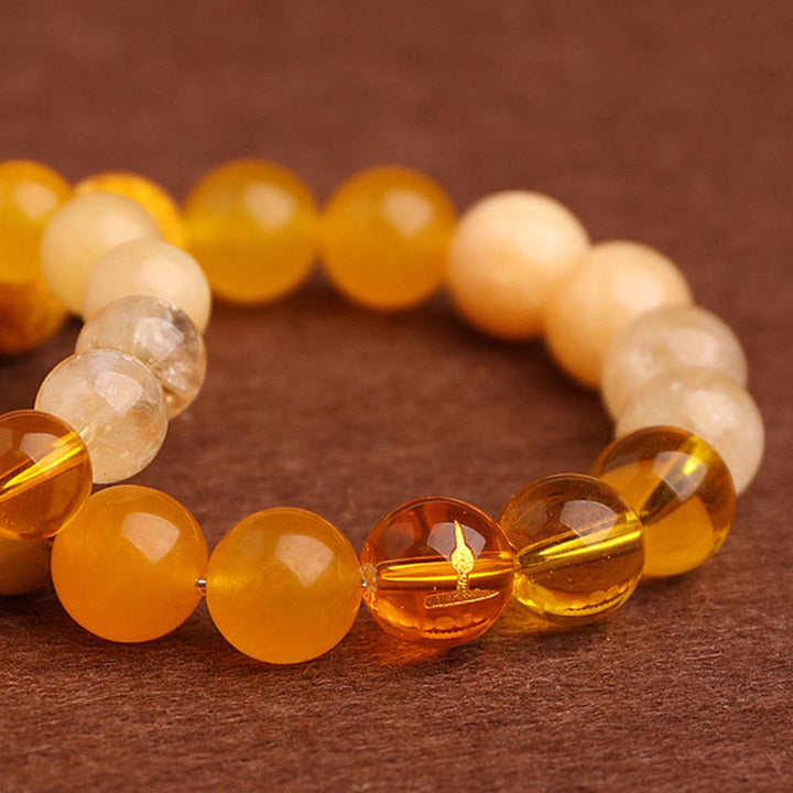 Buddha Stones Pięć Elementów Różnorodna Agatowa Bransoletka Równowagi Szczęścia - image 46