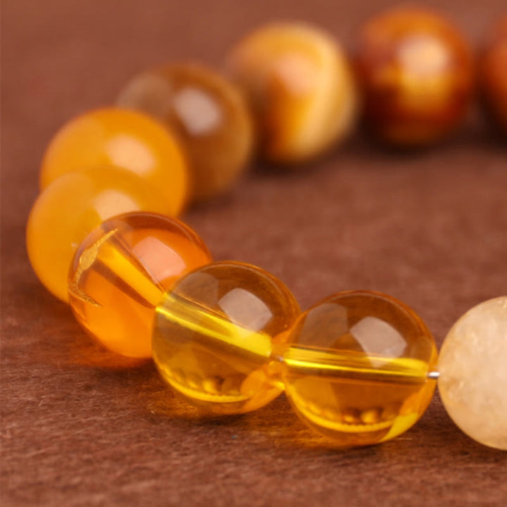 Buddha Stones Pięć Elementów Różnorodna Agatowa Bransoletka Równowagi Szczęścia - image 47