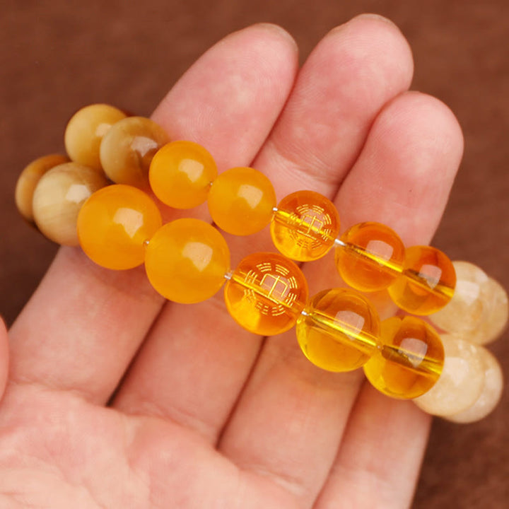 Buddha Stones Pięć Elementów Różnorodna Agatowa Bransoletka Równowagi Szczęścia - image 52