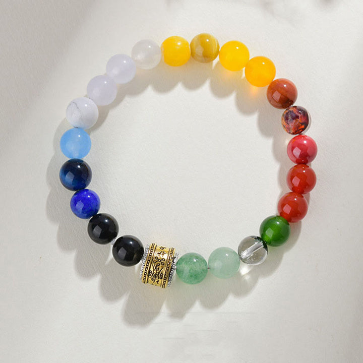 Buddha Stones Pięć Elementów Różnorodny Kryształ Agatu Kwarc Rutilowany Tygrysie Oko Żółty Agat Cytryn Bransoletka Szczęścia