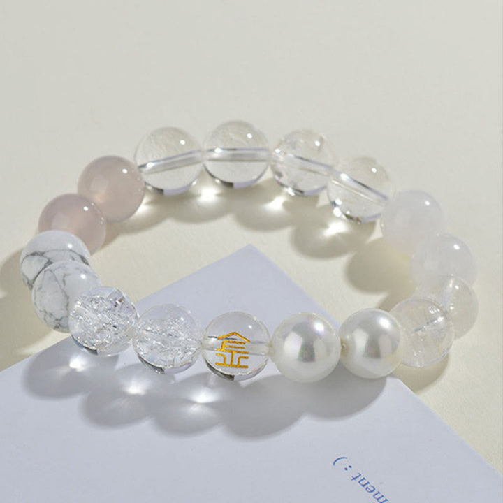 Buddha Stones Pięć Elementów Różnorodny Kryształ Agatu Kwarc Rutilowany Tygrysie Oko Żółty Agat Cytryn Bransoletka Szczęścia - image 15