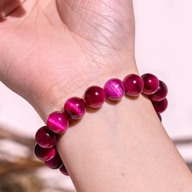Bransoletka Buddha Stones Red Tiger Eye Calm