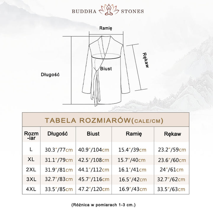 Buddha Stones Prosta Jesień Sznurowana Bawełna Lniana Męska Kurtka Płaszcz Zen Odzież - image 5