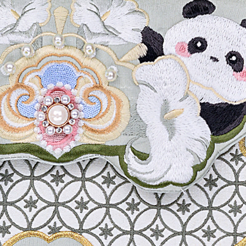 Buddha Stones Panda Kwiaty Gourd Wisiorek Torba Na Ramię Torba Crossbody