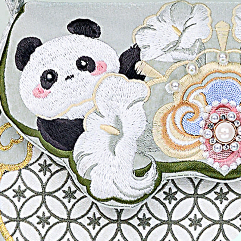 Buddha Stones Panda Kwiaty Gourd Wisiorek Torba Na Ramię Torba Crossbody
