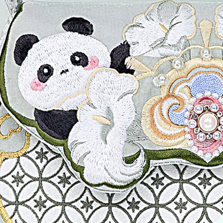 Buddha Stones Panda Kwiaty Gourd Wisiorek Torba Na Ramię Torba Crossbody
