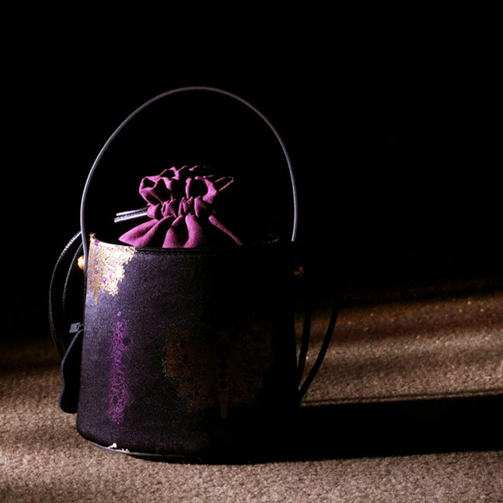 Torebka na ramię z brokatem Buddha Stones Butterfly Song Crossbody