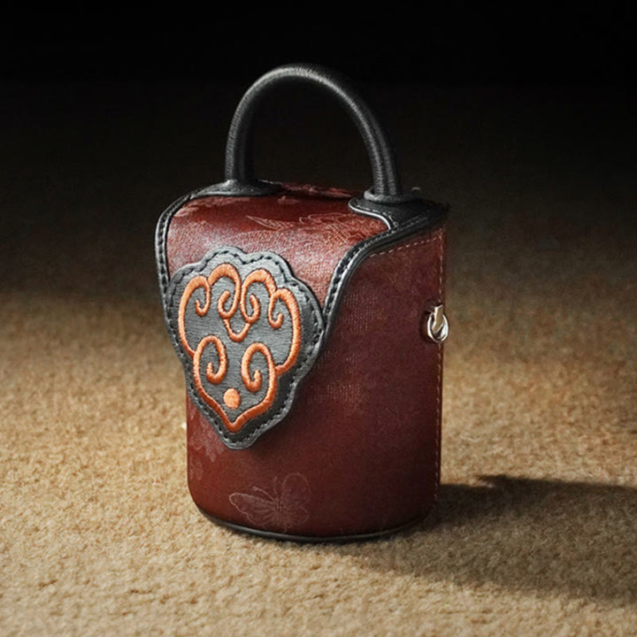 Buddha Stones , Pomyślne Chmury, Motyle, Kwiaty, Xiangyunsha, Jedwabna Torba Crossbody, Torebki Wiszące