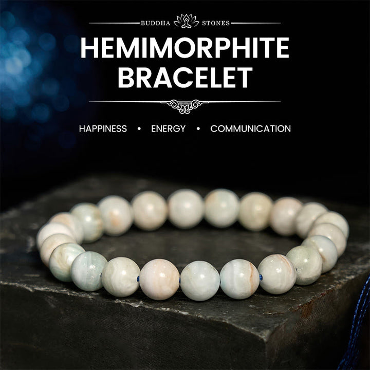 Bransoletka z Buddha Stones i hemimorfitem Calm Energy