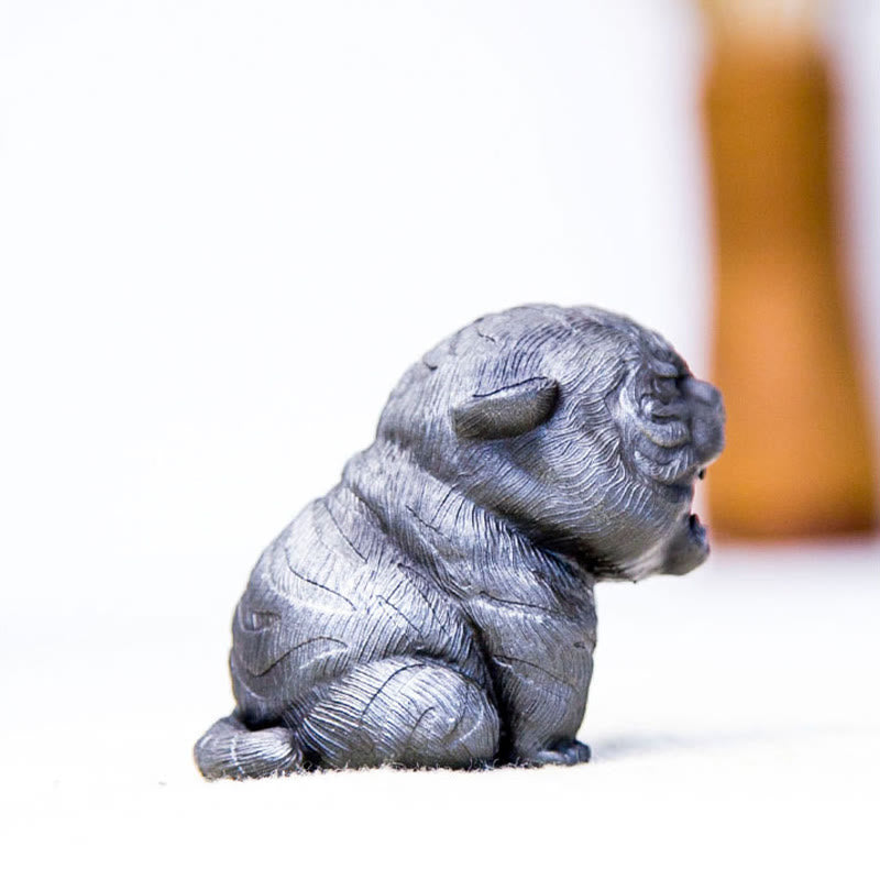 Buddha Stones ręcznie robione miniaturowe ryczące tygrysy żelazny proszek rdza odlew żywiczny dekoracja domu - image 20