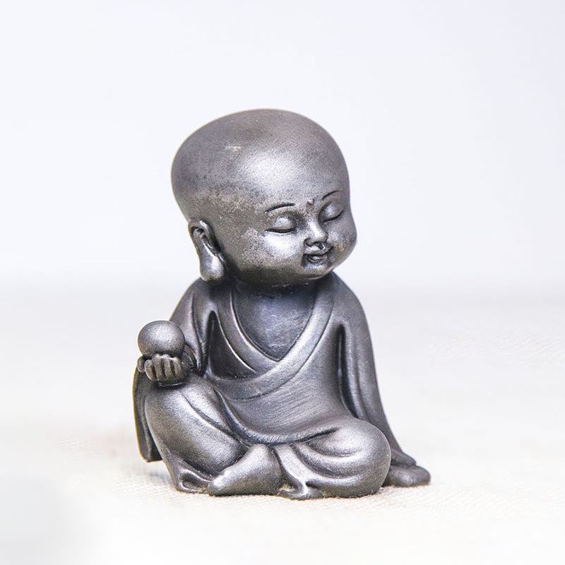 Buddha Stones ręcznie Ksitigarbha Kwan Yin Guanyin Avalokitesvara Tathagata proszek żelaza rdza obsada posąg z żywicy dekoracja wnętrz