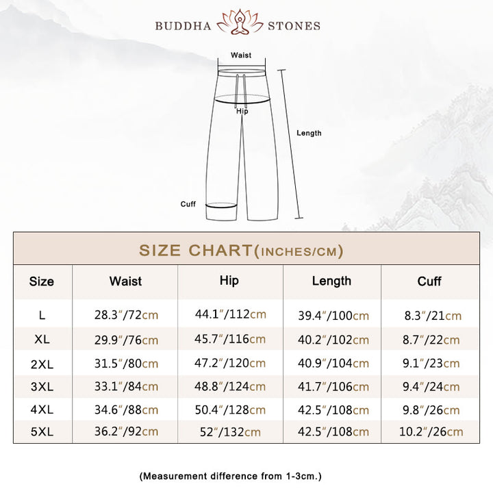 Spodnie sztruksowe męskie z kieszeniami i ściągaczem Buddha Stones na jesień i zimę - image 5