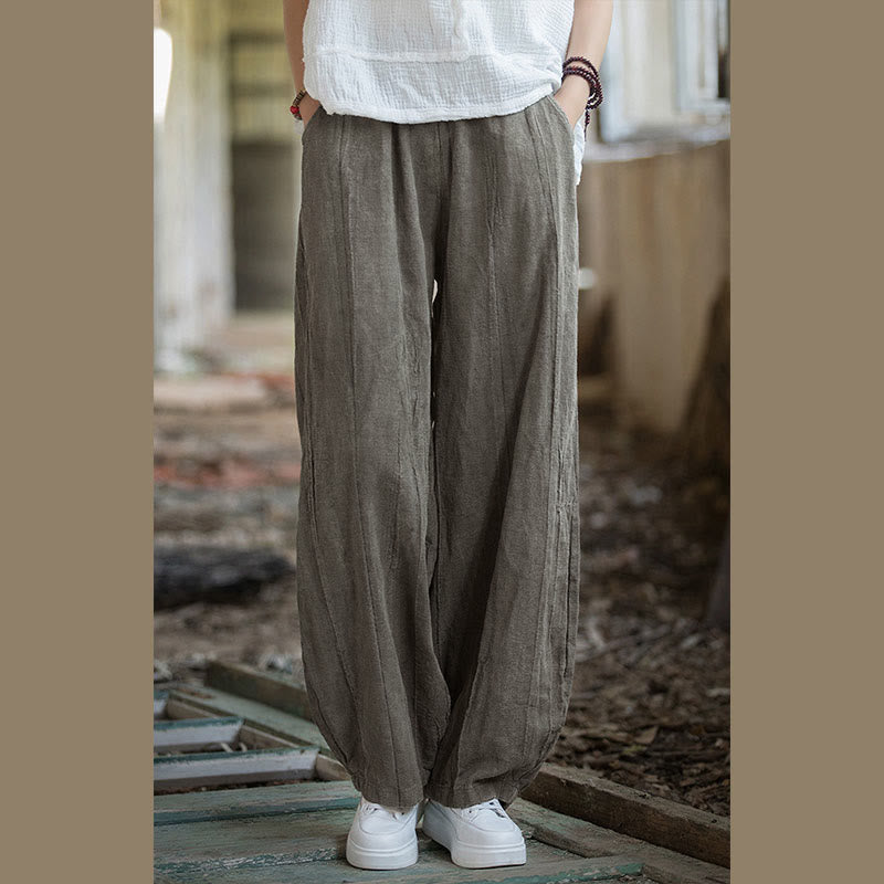 Buddha Stones Retro Tie Dye Harem Pants Casualowe damskie spodnie do jogi z kieszeniami - image 17