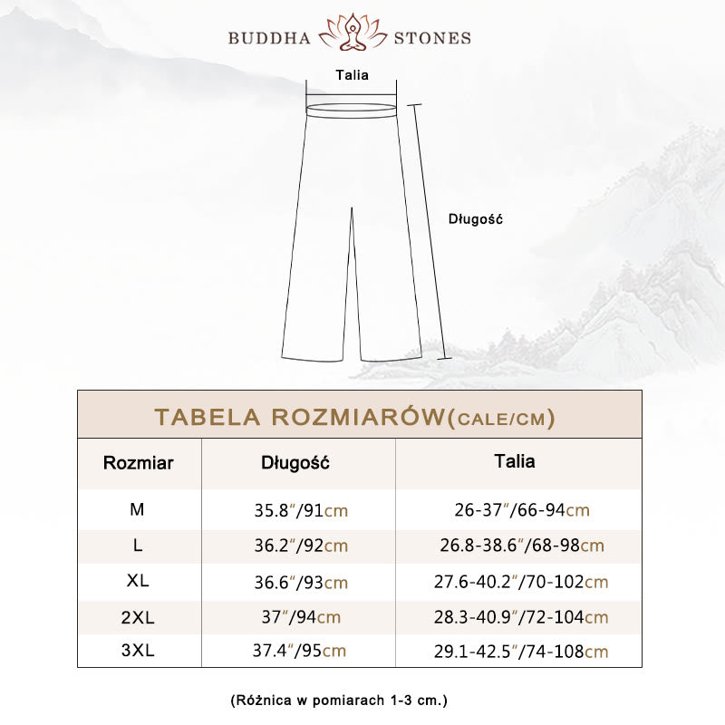 Buddha Stones 2 szt. Trzy czwarte rękawy koszula z długim rękawem szerokie spodnie do medytacji bawełna len odzież damska zestaw - image 5