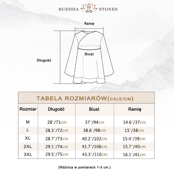 Buddha Stones 2 szt. Trzy czwarte rękawy koszula z długim rękawem szerokie spodnie do medytacji bawełna len odzież damska zestaw - image 4