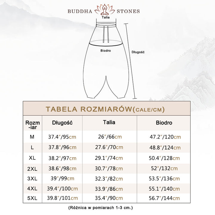 Buddha Stones Smok Projekt Casual Gładka Bawełna Męskie Spodnie Z Kieszeniami - image 5