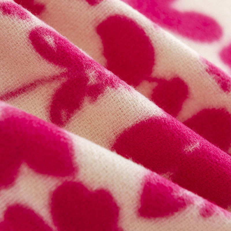 Buddha Stones Tybetańskie Gałęzie Kwiatów Róży Drukuj Frędzle Szal Jesień Zima Miękki Ciepły Szalik Otulacz - image 7